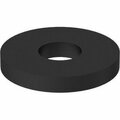 Bsc Preferred Chemical-Resistant Santoprene Sealing Washer 1/4 Screw.230 ID.625 OD.068-.088 Thick Black, 50PK 94733A715